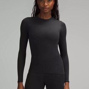 Lululemon Black Wundermost Long Sleeve Top